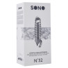 Sono Gaine de pénis Ribby Penis Sono N°32 - 11 x 3 cm Transparente